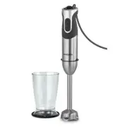 Brabantia Hand Blender with Accessories Stainless Steel Housing and Blade