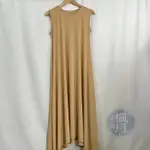 BRAND楓月 ISSEY MIYAKE 三宅一生 米膚色 連身長裙 #2 無袖洋裝 女裝 精品服飾