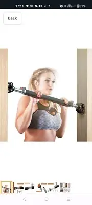 KFK Pull Up Bar Doorway Chin Up Bar Upper Body Workout Bar for Home Exercise...