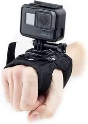 DigiCharge Action Camera Hand Mount Wrist Strap for GoPro Hero12 Hero11 Hero10 Max Hero9 Hero8 / DJI Osmo Action 3 / HERO 12 11 Mini 10 9 8 FUSION Akaso Brave Apeman Fitfort YI Cam HD Victure