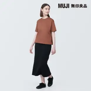 【MUJI 無印良品】女棉混天竺圓領短袖T恤(共9色)