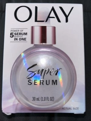OLAY Super Serum (Power Of 5 Benefits In One) 1.0 FL OZ (30 ML) NEW!