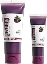 Mayui Japan Juniperberry Byecellu Body Scrub, Blackberry Rejuvenating Exfoliating Scrub, Organic exfoliating body scrub, Niacinamide Deep Cleansing Moisturizing Bath Scrub (200ml+60ml)
