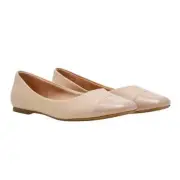 DV by Dolce Vita Ladies' Malanie Ballet Flat Shoes, Black, Beige - Sizes: 9, 10