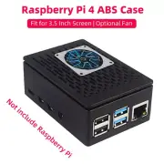 Raspberry Pi 4 ABS Black Case + Optional Fan