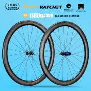 SuperLight Carbon Road Bicycle Wheels Ceramic Tubless Clincher Disc Ratchet Hub
