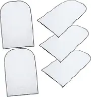 Levemolo Garment Supplies 5pcs Plastic Garment Bags Clothes Cover Travel Dustproof Suitcase