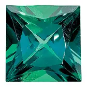Gemstone Created Alexandrite 6mm Princess