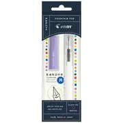 Pilot Kakuno BegreeN Fountain Pen Violet White Barrel