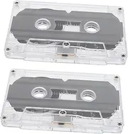 Angoily Replacement Blank Cassette Tapes Low Noise Surface for Music Recording Cassette Tape Blank