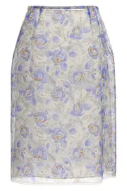 PRADA Nylon Midi Skirt