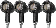 LED Indicator Blinkers Amber Lamp Accessories LED Brake Light Tail Light Turn Signal Indicator Signal Lamps Motorcycle Accessories(4pcs)