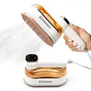 Garment Steamer for Clothes, 2-in-1 Portable Handheld Wrinkle Remover & Steam...