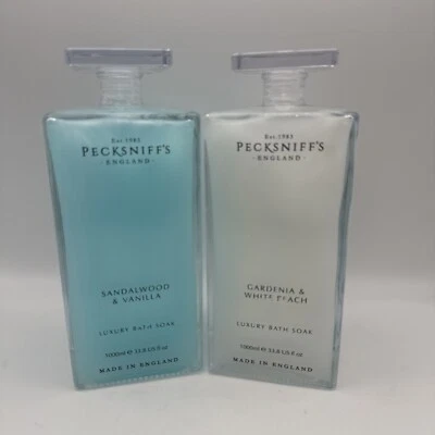 Pecksniffs Gardenia & White Peach + Sandalwood & Vanilla Bath Soaks
