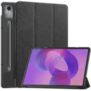 For Lenovo Idea Tab Pro Case Anti-Drop Leather Stand Tablet Cover - Grey Multicolor Black