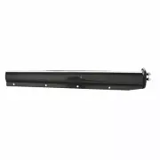 30" Light Duty Spring Loaded Black Mud Flap Hanger - 1 1/8" Bolt Pattern