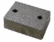 Camp Rectangular Hull Zinc Anode Plate Corrosion Resistant 4-7/8 In B6