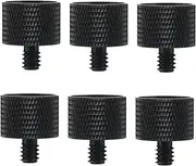 MINAOLULUS 6Pcs Tripod Screw Adapter to Converter Screws for Microphone Stand and Camera Accessories Easy to Install Durable Compact for Tripods and Light Stands
