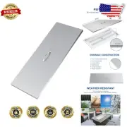 Stylish 27 x 11 Inch Stainless Steel Fire Pit Lid - Durable and Heat Resistant