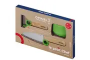 OPINEL Le Petit Chef finger guard kitchen knife and peeler set - Green