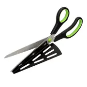 2Pcs Multi-functional Pizza Scissors Knife Bakeware Baking Tools Pizza Cutting Tools Stainless Steel Pizza Cutter Slicer