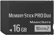 High Speed 16GB Memeory Stick Pro Duo (Mark2) PSP Memory Card Compatible with Sony PSP1000 2000 3000 Camera Memory Card