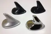 SAAB TYPE BIG UNIVE SHARK FIN AERIAL DUMMY ANTENNA CARBON BLACK SILVR CHROM/622