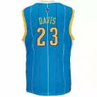Anthony Davis New Orleans Hornets Adidas Official Replica Blue Men's Jersey