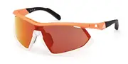 Adidas SP0055 21L Men's Sunglasses White Size 133
