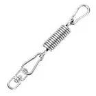 Stainless Steel Swivel Mount Chain with Carabiners and Spring, 1000Lbs6218