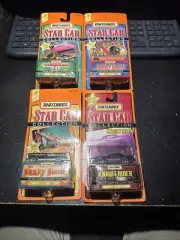 4)1998 Matchbox Star Collection KNIGHT RIDER HAPPY DAYS BRADY BUNCH MAGNUM P.I.