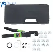 6 Mt Hydraulic Crimper Wire Battery Cable Lug Terminal Crimping Tool 8 Dies