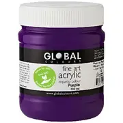 Global Colours Acrylic Paint Zero VOC 500mL Purple