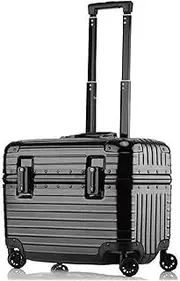 [HSHTTKL] Photography Suitcase Captain's Luggage 18 Inch Makeup Box Travel Storage Box Outdoor Portable Tool Box