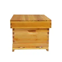 在飛比找樂天市場購物網優惠-養蜂箱 蜂箱 蜂巢箱 蘭峰煮蠟杉木標準中蜂蜂箱密蜂具全套養蜂