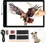 Rechargeable A2 Light Pad, 5200mAh Battery Powered Large Tracing Light