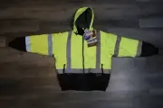 SureWerx Pioneer High Vis Safety Bomber Jacket Large Yellow/Black5208U V1130560U