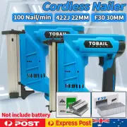 Brushless Cordless Brad Nailer Staple Nailer Nail Gun For Makita 18V Battery