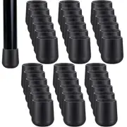 36 Pieces 7/8 Inch Folding Chair Leg Caps Heavy-Duty Plastic Chair End Caps N...