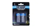 C Platinum Alkaline Batteries 2pk