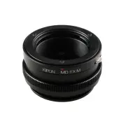 KIPON Macro Adapter with Helicoid Tube for Minolta MD Lens to Fuji X Camera X-M1
