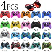 4 X Rubber Skin Silicone Gel Protective Cover For Microsoft Xbox 360 Controller