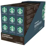 Starbucks by Nespresso Coffee Capsules 120 Pack Espresso Roast