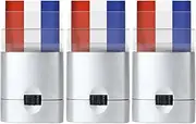 Face Paint Stick 3Pcs Patriotic France Flag Face Paint for Cheering Red White and Blue Makeup Paint for Soccer Game, Sports Events