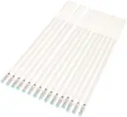 YOSADIER 100 Pcs Neutral Heat Elimination Pens Thin Rod Fabric Marking Pens for Dressmaking Tailors Quilting White