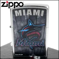 在飛比找PChome24h購物優惠-【ZIPPO】美系~MLB美國職棒大聯盟-國聯-Miami 