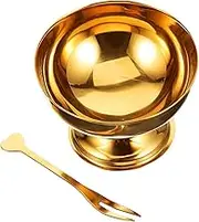 HAKIDZEL Versatile Stainless Steel Ice Cream Cup 1 Set for Desserts Ice Cream Party