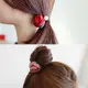梨花HaNA 韓國手工緞帶玫瑰花園珍珠捲捲髮圈
