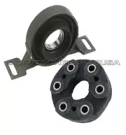 Drive Shaft Flex Disc Joint Guibo + Center Support Bearing for BMW E39 535i
