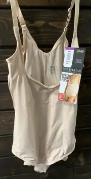 MiracleSuit Open Bust Body Briefer Size 2XL Color Nude